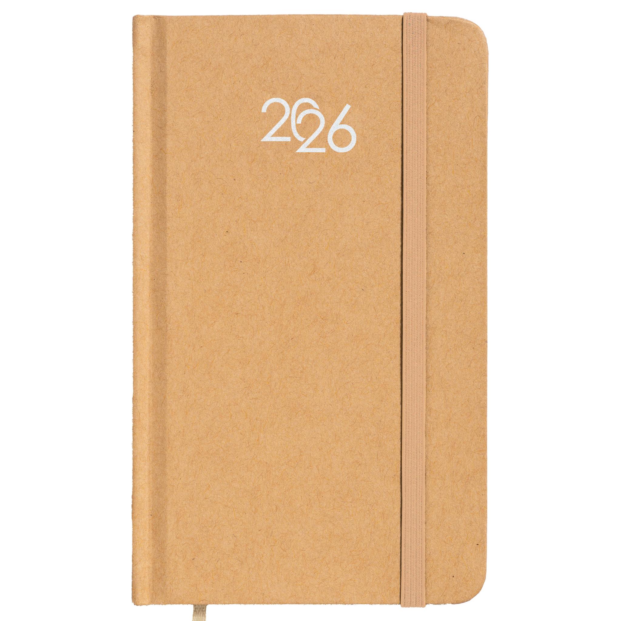 Agenda semanal de bolsillo 2026 con tapa dura Agenda semanal de bolsillo 2026 con tapa dura