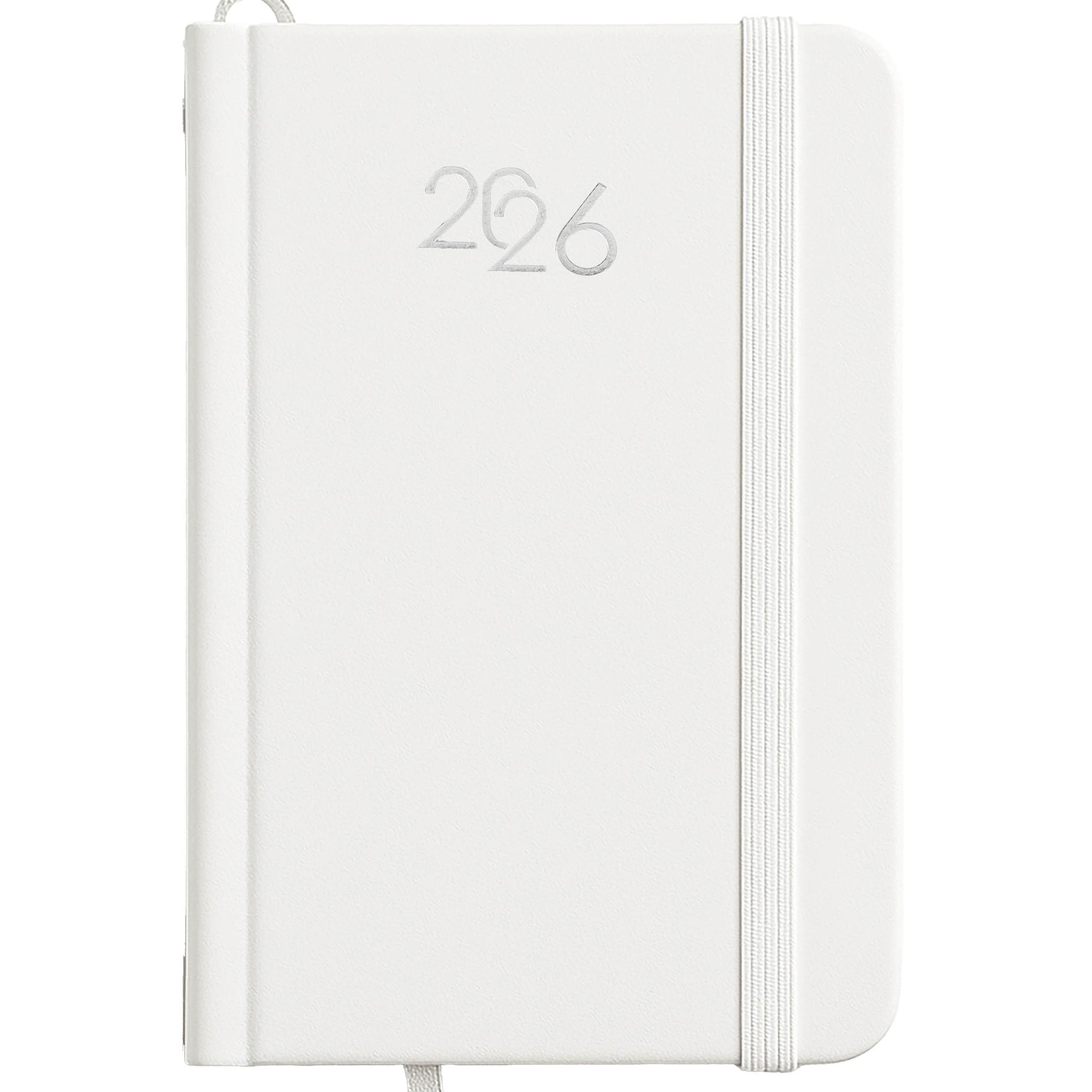 Agenda giornaliera 2026, copertina rigida in cartoncino laminato Agenda giornaliera 2026, copertina rigida in cartoncino laminato