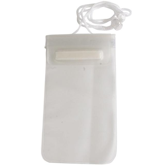 Water-resistant pvc phone case with string