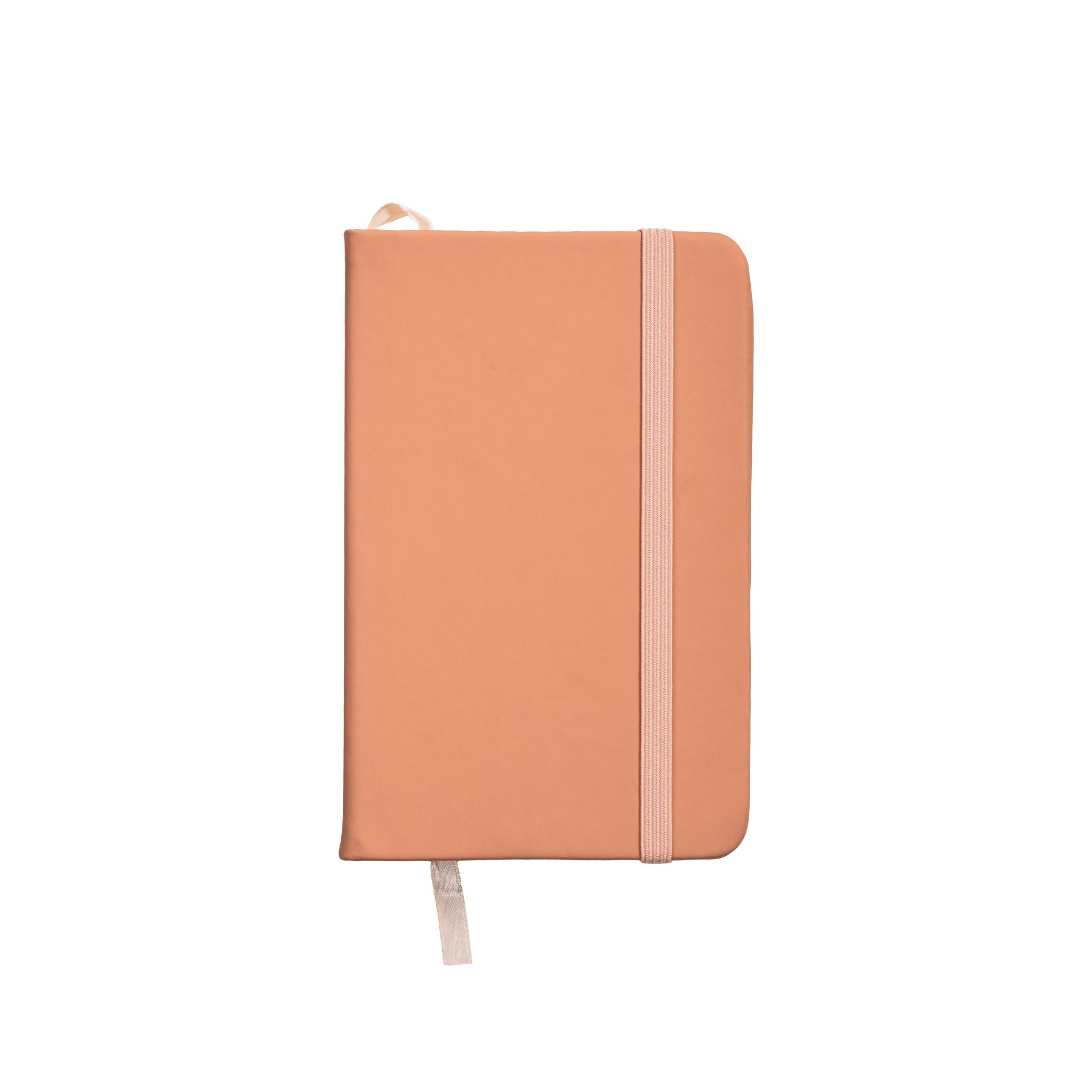 Notizbuch mit PU-Einband in Pastellfarben und elastischem Verschluss Notizbuch mit PU-Einband in Pastellfarben und elastischem Verschluss