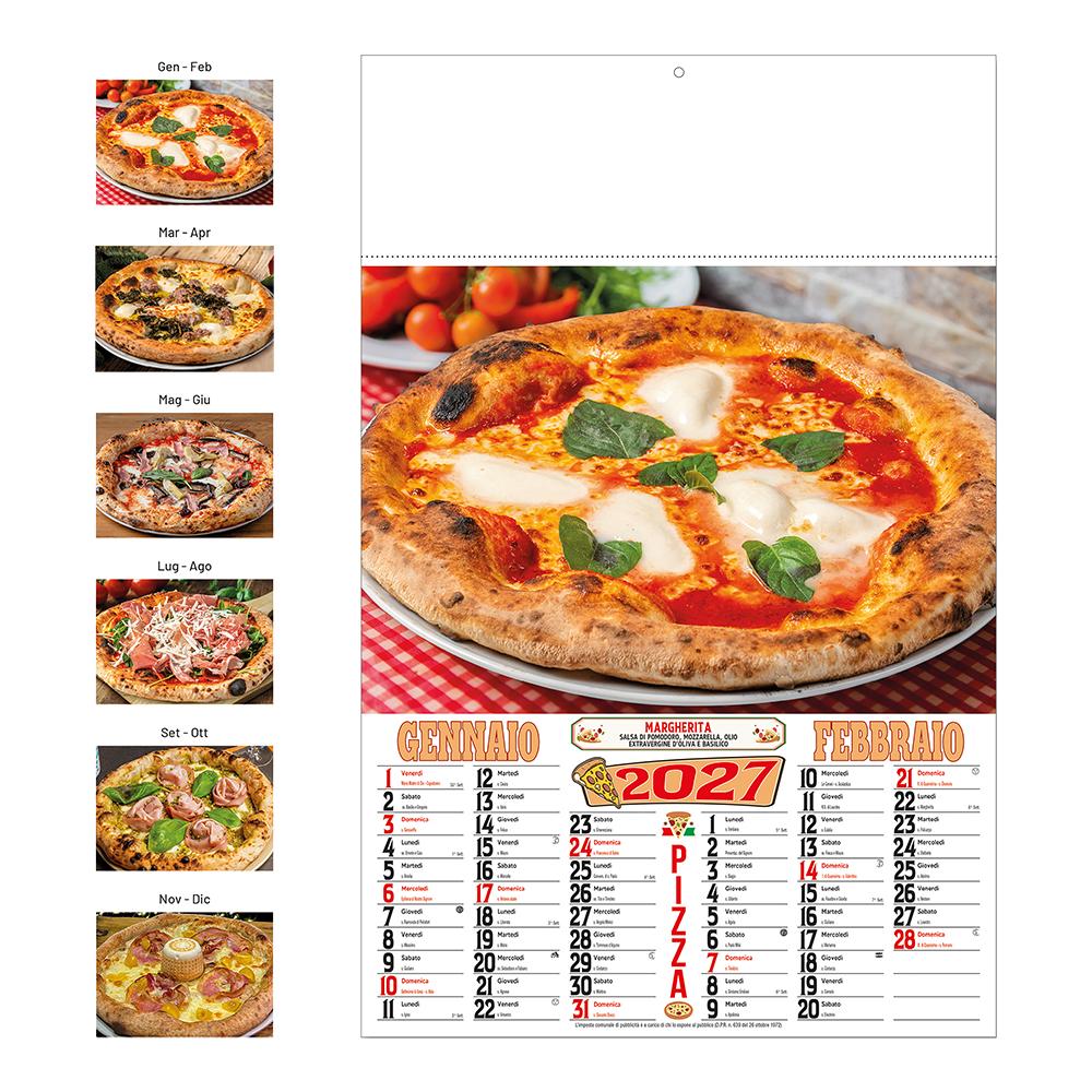 Wandkalender 2027, Monatskalender, 6 illustrierte Blatter aus gestrichenem Papier 135 g/m2 Wandkalender 2027, Monatskalender, 6 illustrierte Blatter aus gestrichenem Papier 135 g/m2