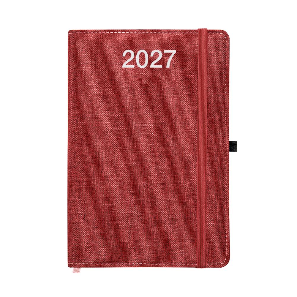 Weekly diary 2027, hardcover in recycled PET with a mélange effect Weekly diary 2027, hardcover in recycled PET with a mélange effect