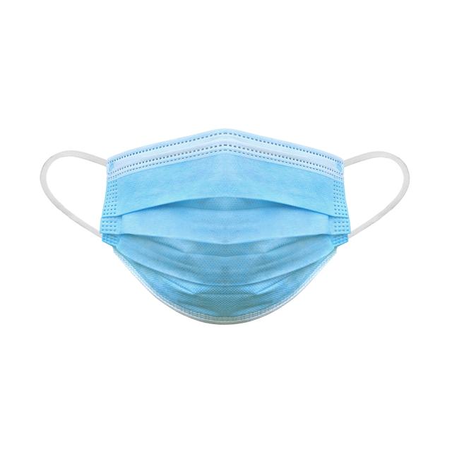3 layers disposable surgical mask. en14683 type ii; 50 pcs box non sterile medical device