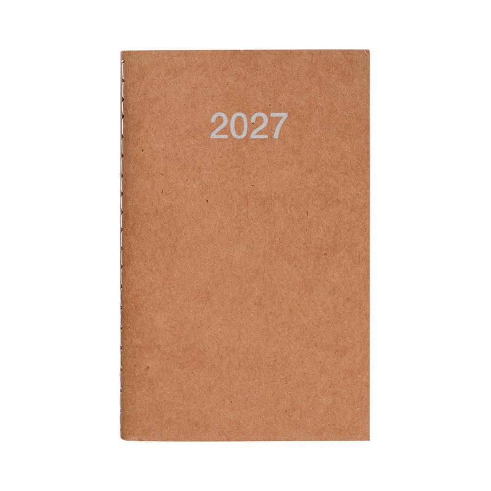 Wöchentlicher Taschenkalender 2027 mit flexiblem Kartoneinband Wöchentlicher Taschenkalender 2027 mit flexiblem Kartoneinband