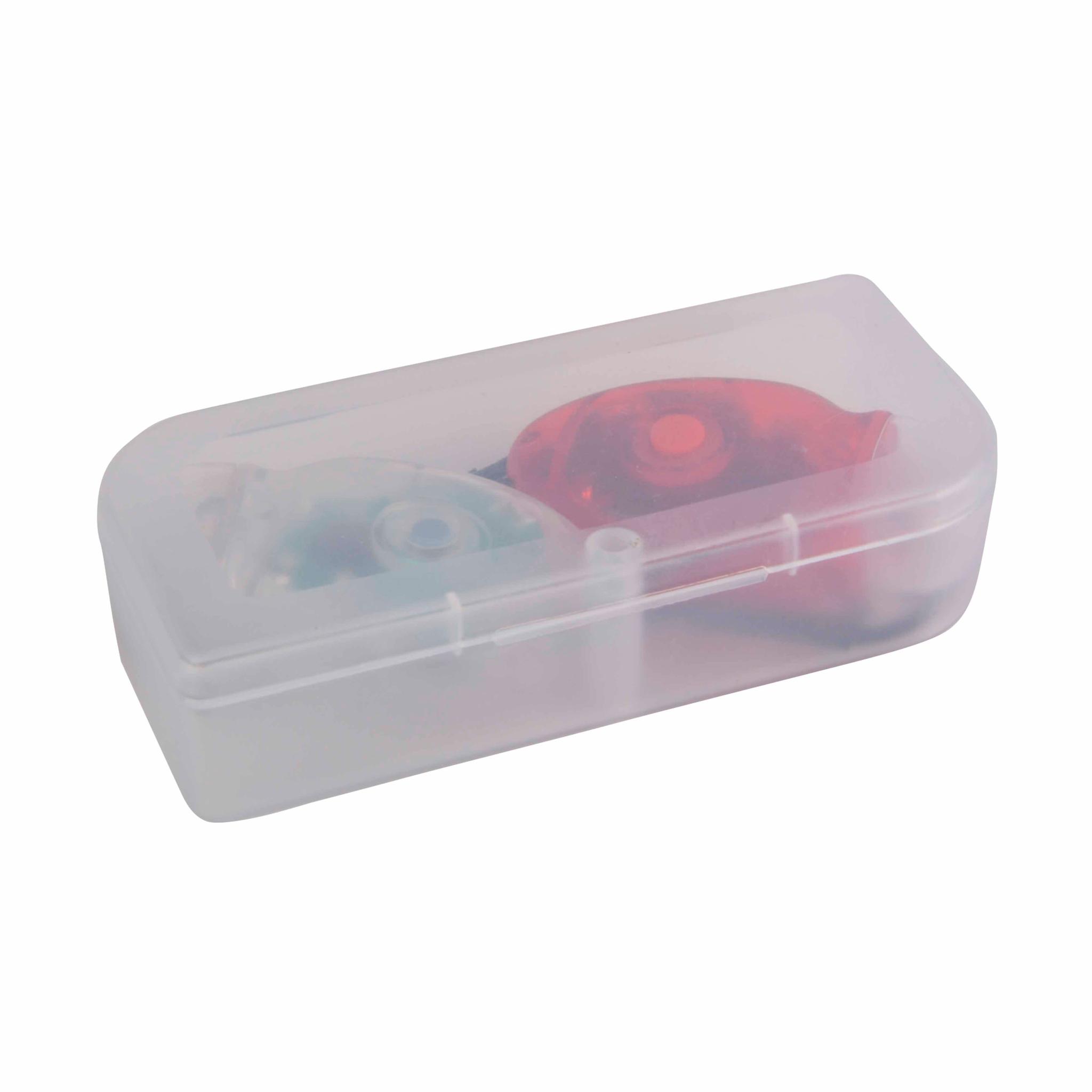 Ensemble de lumières pour vélo en plastique, à double LED, une avec lumière blanche Ensemble de lumières pour vélo en plastique, à double LED, une avec lumière blanche