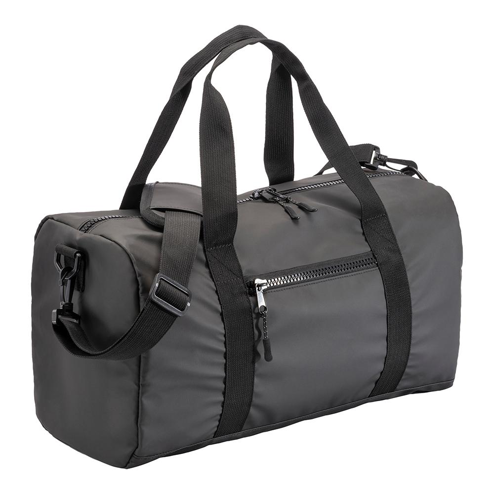 Borsa Duffle in poliestere water resistant. Tracolla regolabile e removibile con fibbia Borsa Duffle in poliestere water resistant. Tracolla regolabile e removibile con fibbia