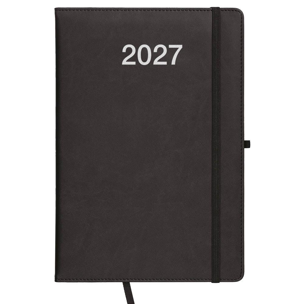 Agenda settimanale 2027, copertina rigida in PU termovirante con impuntura perimetrale Agenda settimanale 2027, copertina rigida in PU termovirante con impuntura perimetrale
