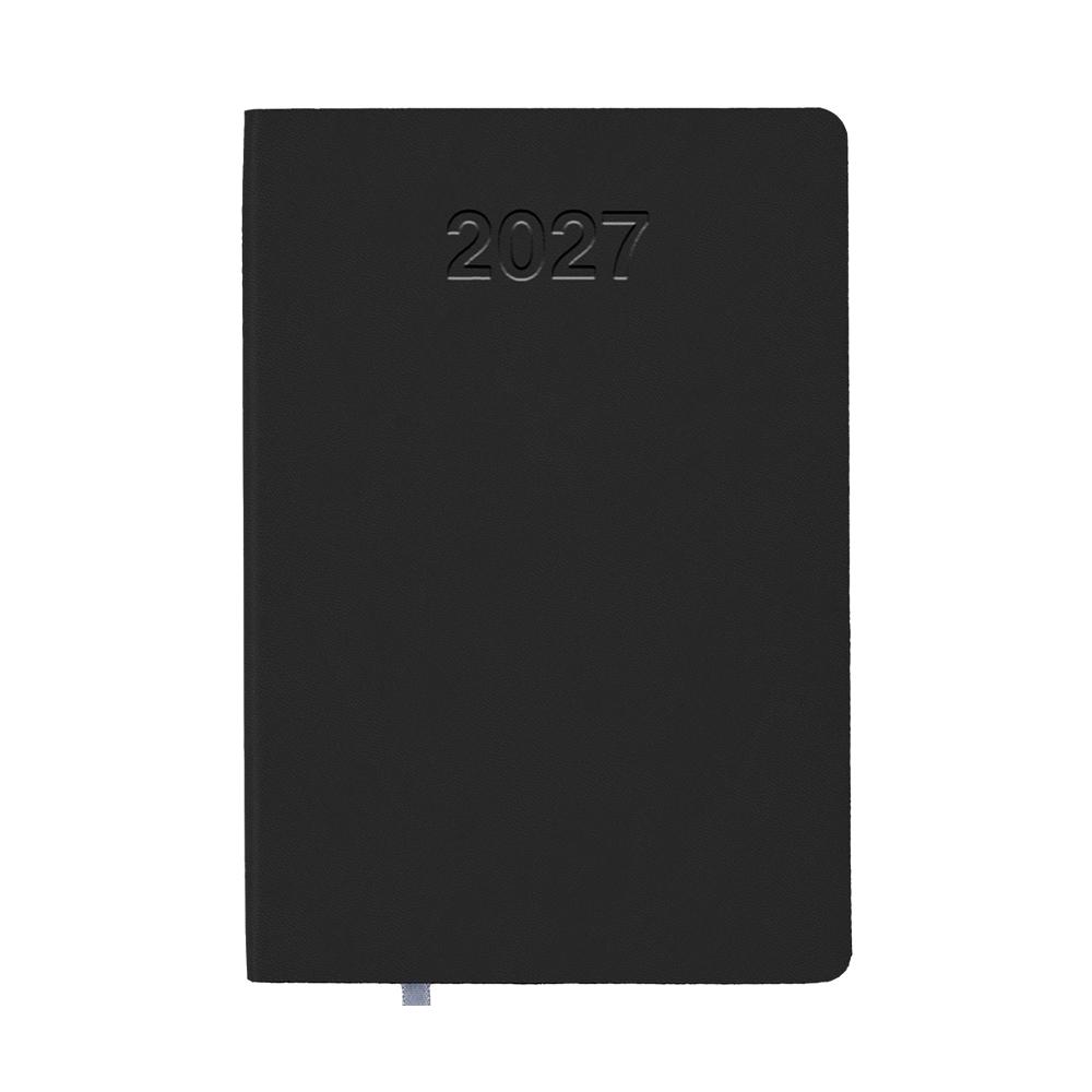Agenda hebdomadaire 2027 avec couverture souple en PU Agenda hebdomadaire 2027 avec couverture souple en PU