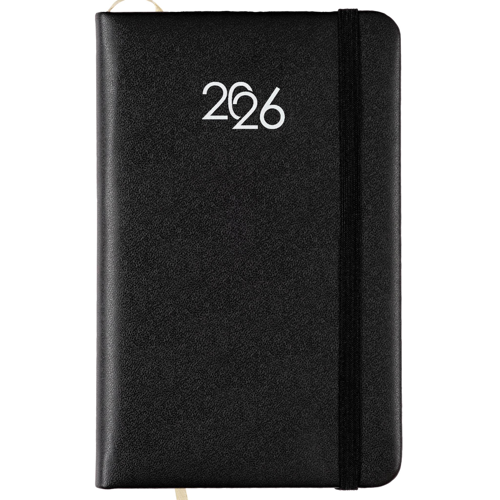 Agenda tascabile settimanale 2026 con copertina rigida in PU Agenda tascabile settimanale 2026 con copertina rigida in PU