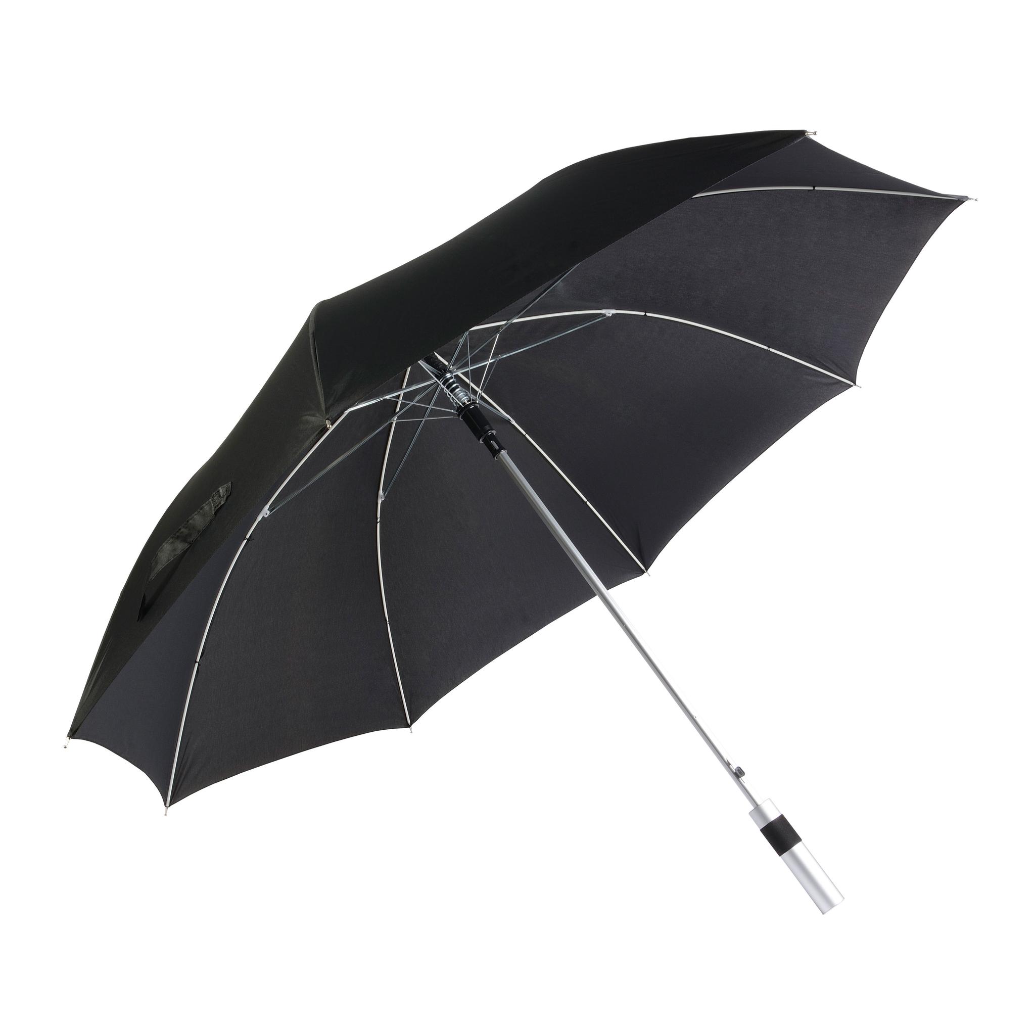 Parapluie Luxe, type "Golf", automatique, en tissue de soie naturelle Parapluie Luxe, type "Golf", automatique, en tissue de soie naturelle
