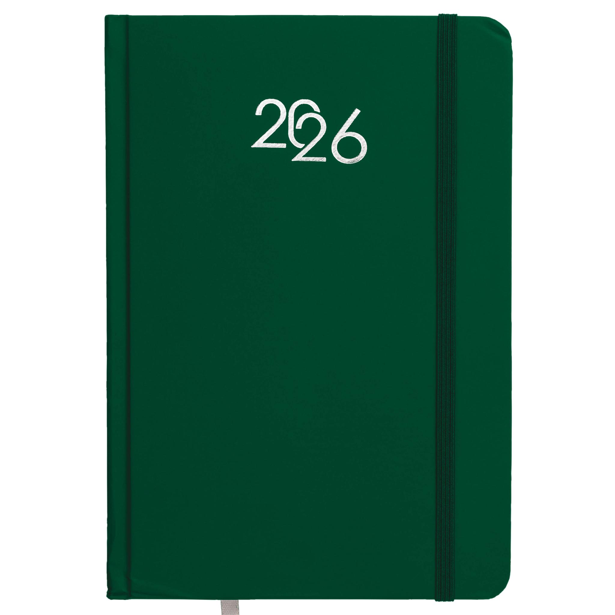 Agenda giornaliera 2026, copertina rigida in cartoncino laminato Agenda giornaliera 2026, copertina rigida in cartoncino laminato