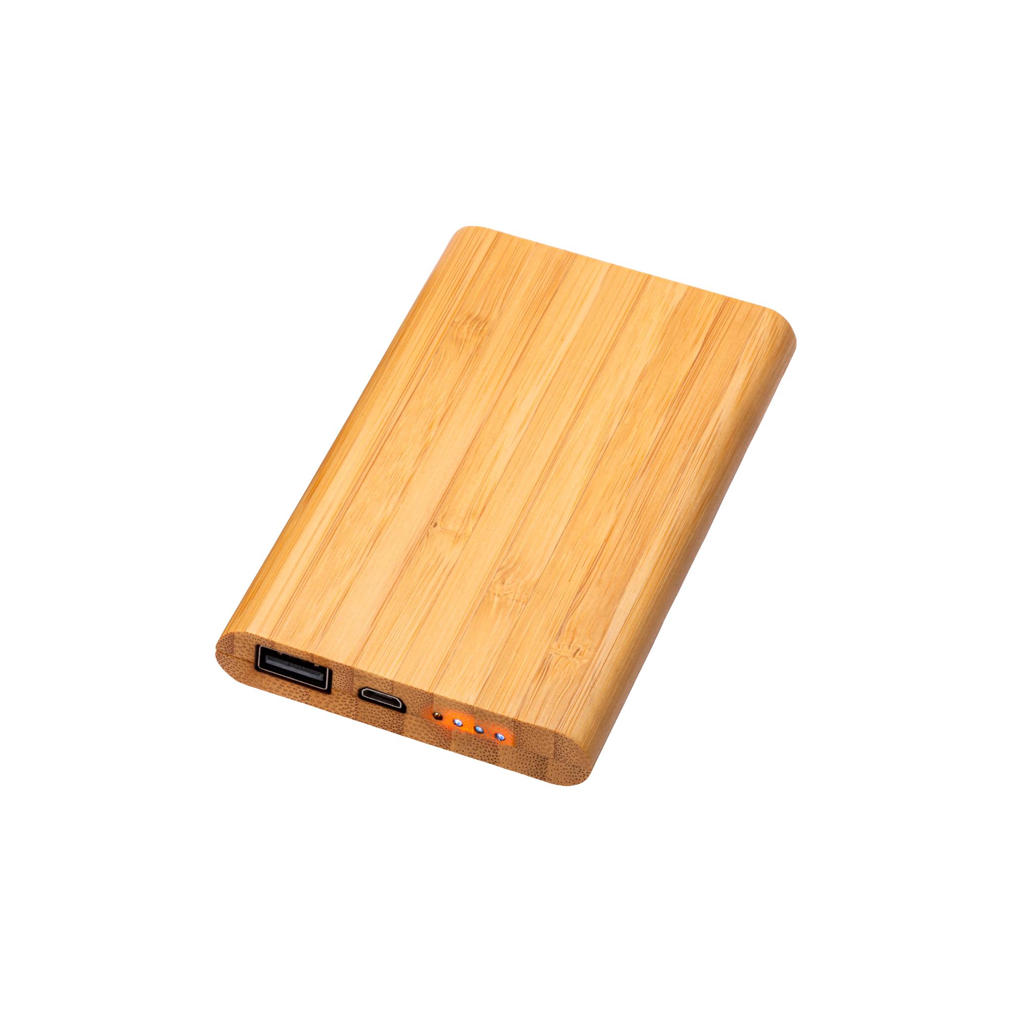 Power Bank 4000mAh in  Bamboo . Power Bank 4000mAh in  Bamboo .