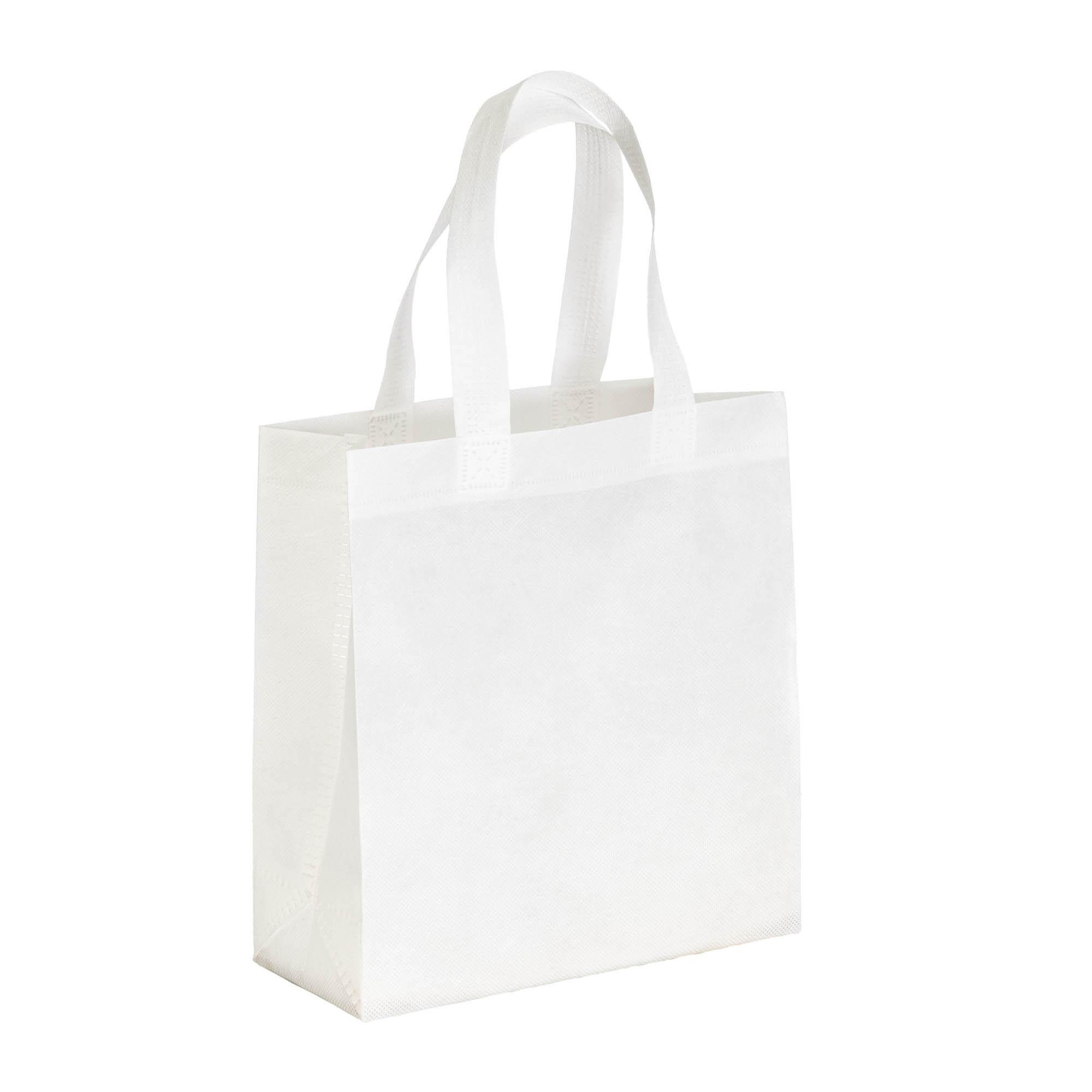 80 g/m2 Shopper-Tasche aus recyceltem PET (TNT R-PET), verschweißt 80 g/m2 Shopper-Tasche aus recyceltem PET (TNT R-PET), verschweißt