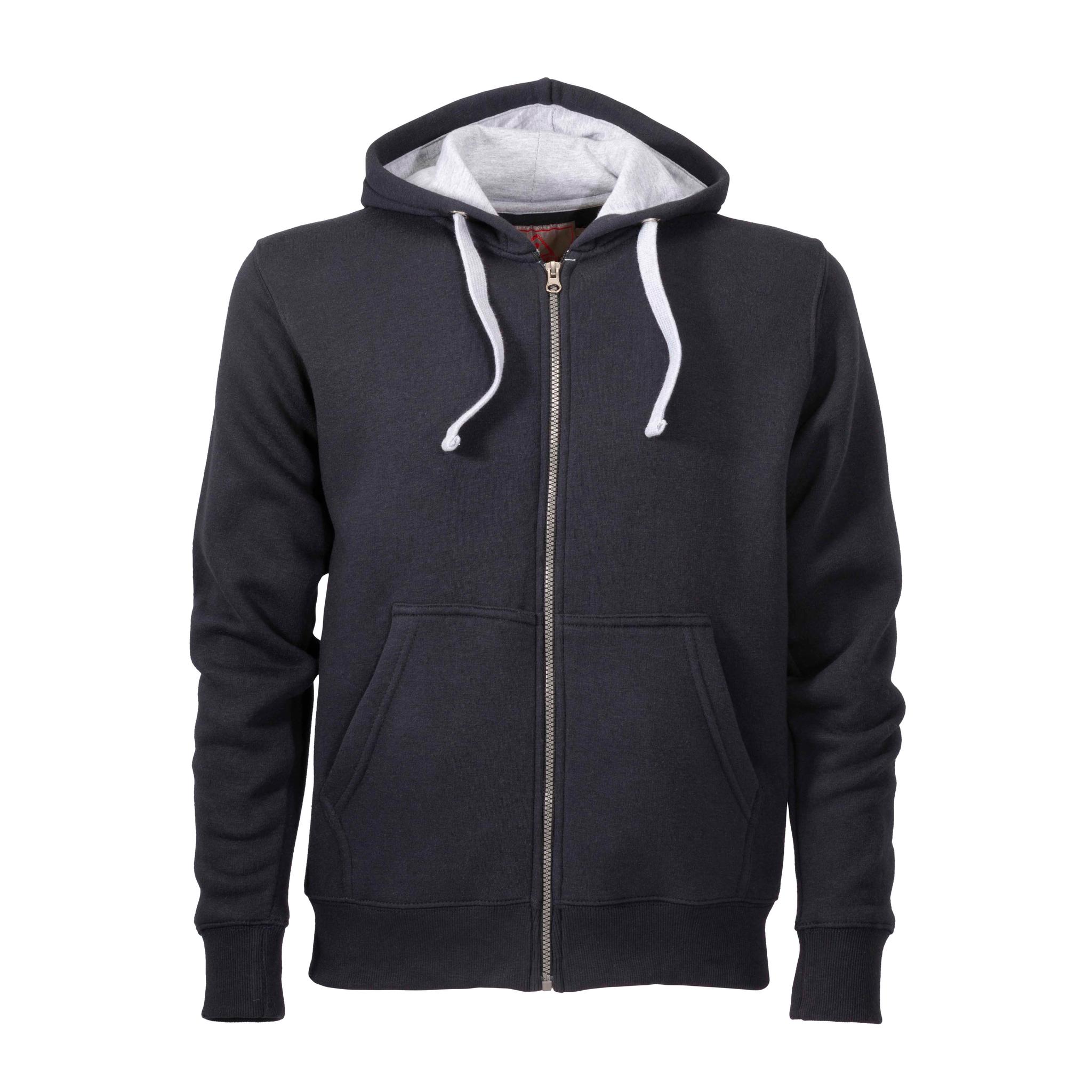 Men s hoodie, 60% cotton/40% polyester (280 g/m2), with full zipper and 2 kangaroo pockets Men s hoodie, 60% cotton/40% polyester (280 g/m2), with full zipper and 2 kangaroo pockets