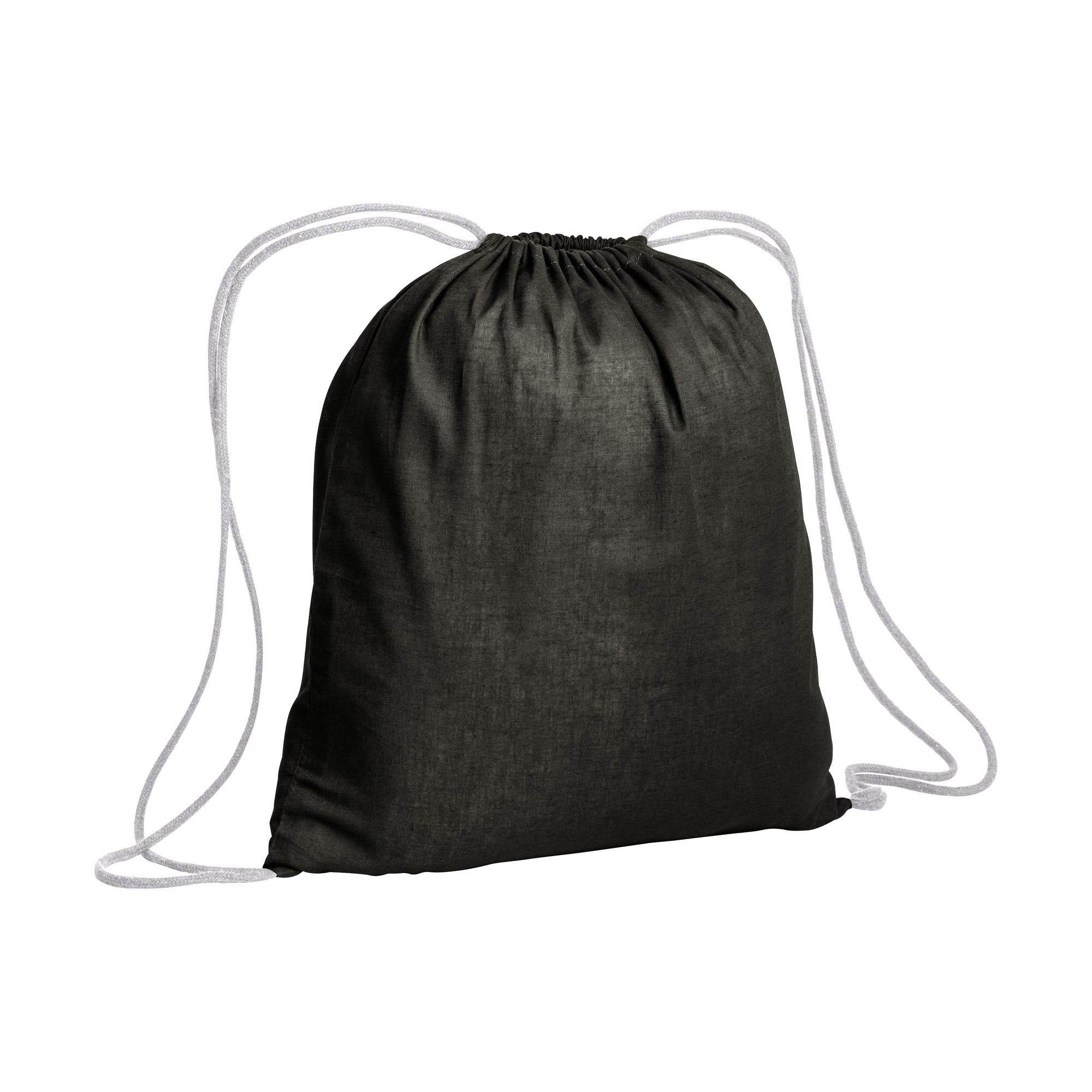 Backpack made of 120 g/m2 cotton, with choke closure. It is OEKO-TEX® certified. Backpack made of 120 g/m2 cotton, with choke closure. It is OEKO-TEX® certified.