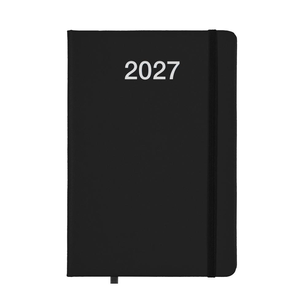 Agenda giornaliera 2027 con copertina rigida in PU Agenda giornaliera 2027 con copertina rigida in PU