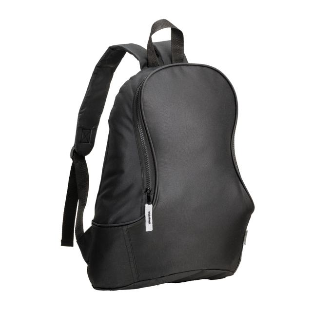 Recycled polyester R-PET backpack with adjustable padded shoulder straps