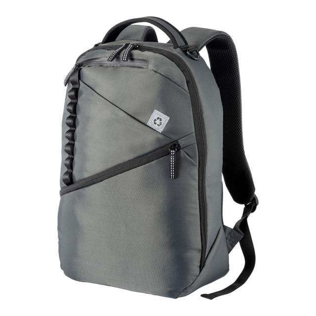 Laptop backpack in recycled pet