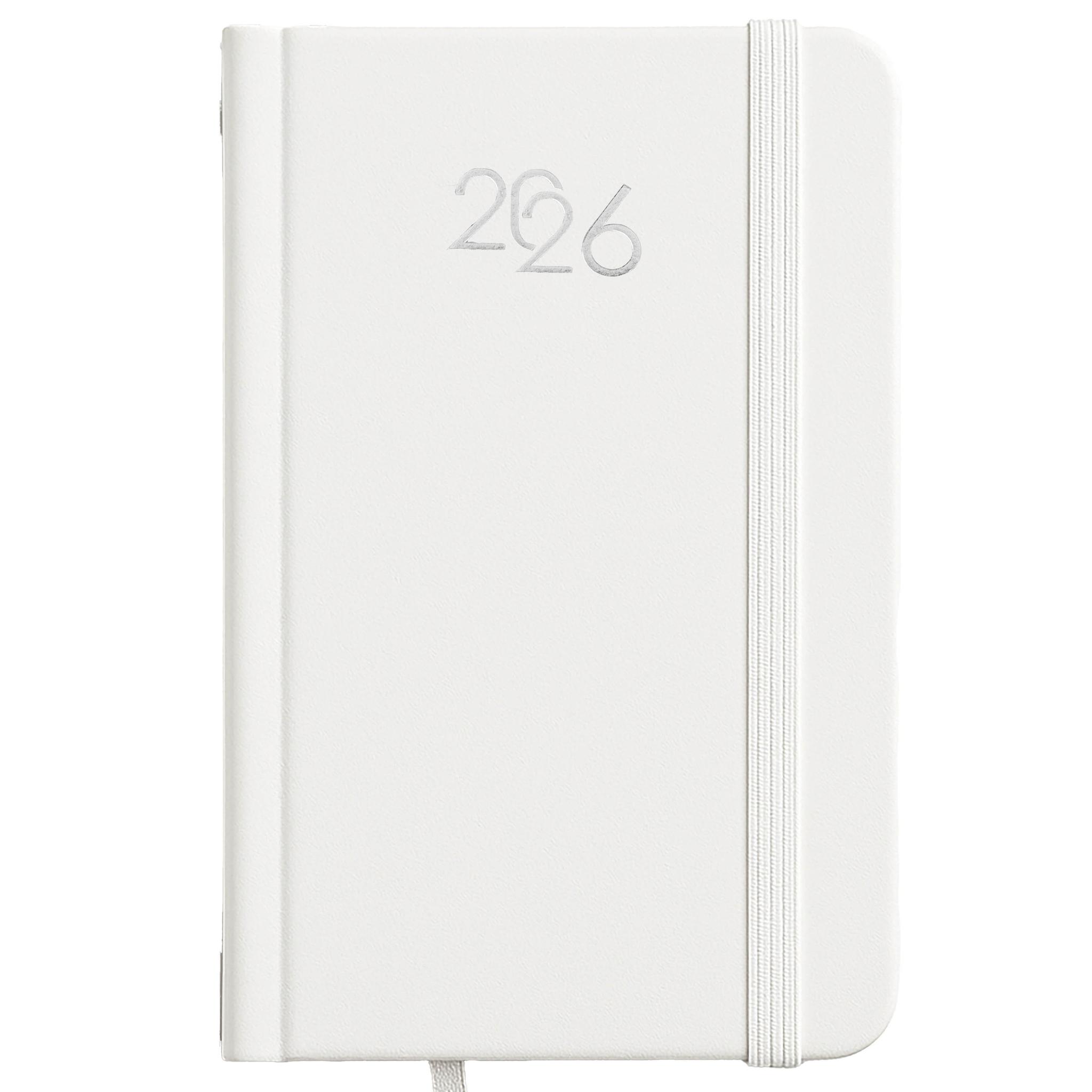 Agenda semanal de bolsillo 2026, tapa dura de cartón plastificado Agenda semanal de bolsillo 2026, tapa dura de cartón plastificado