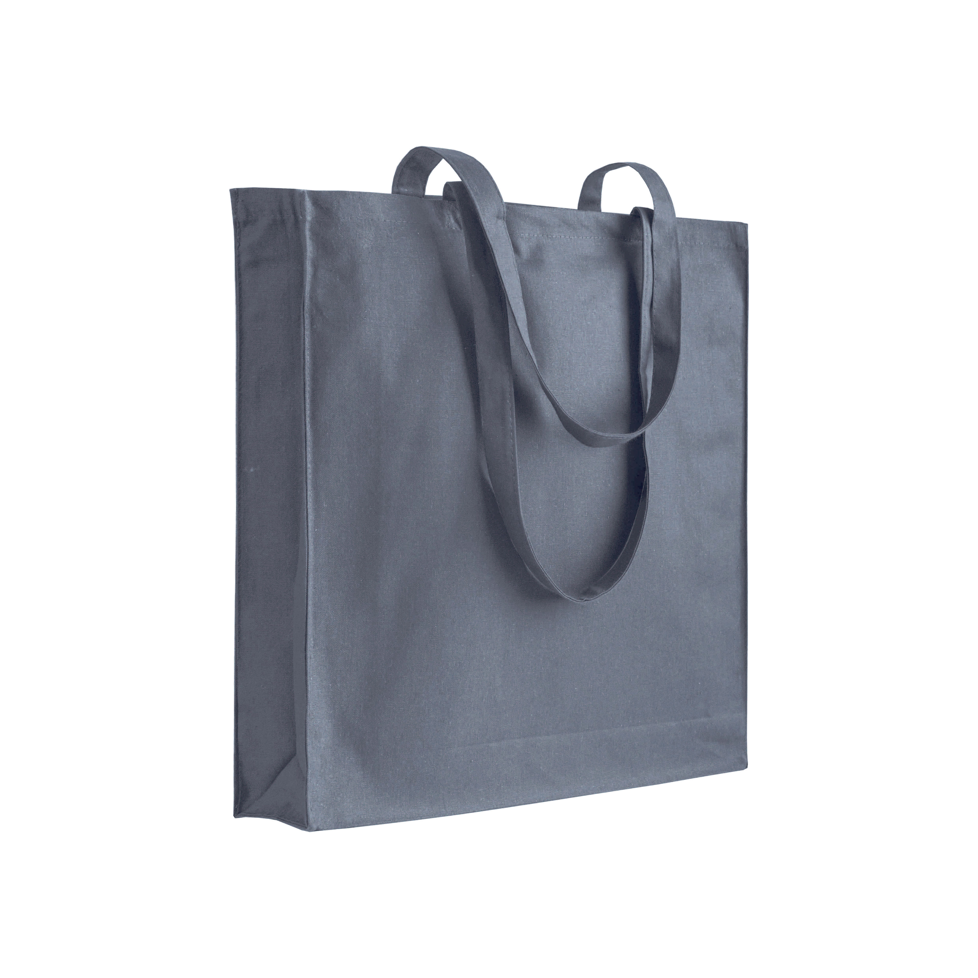 Shopper 42x42 Manici Lunghi Shopper In Cotone 135 G/mq - Borsa Tote Manici Lunghi, 42x42 Cm, 17 Colori (Blu) Borse Shopper Cotone Manici Lunghi - 10