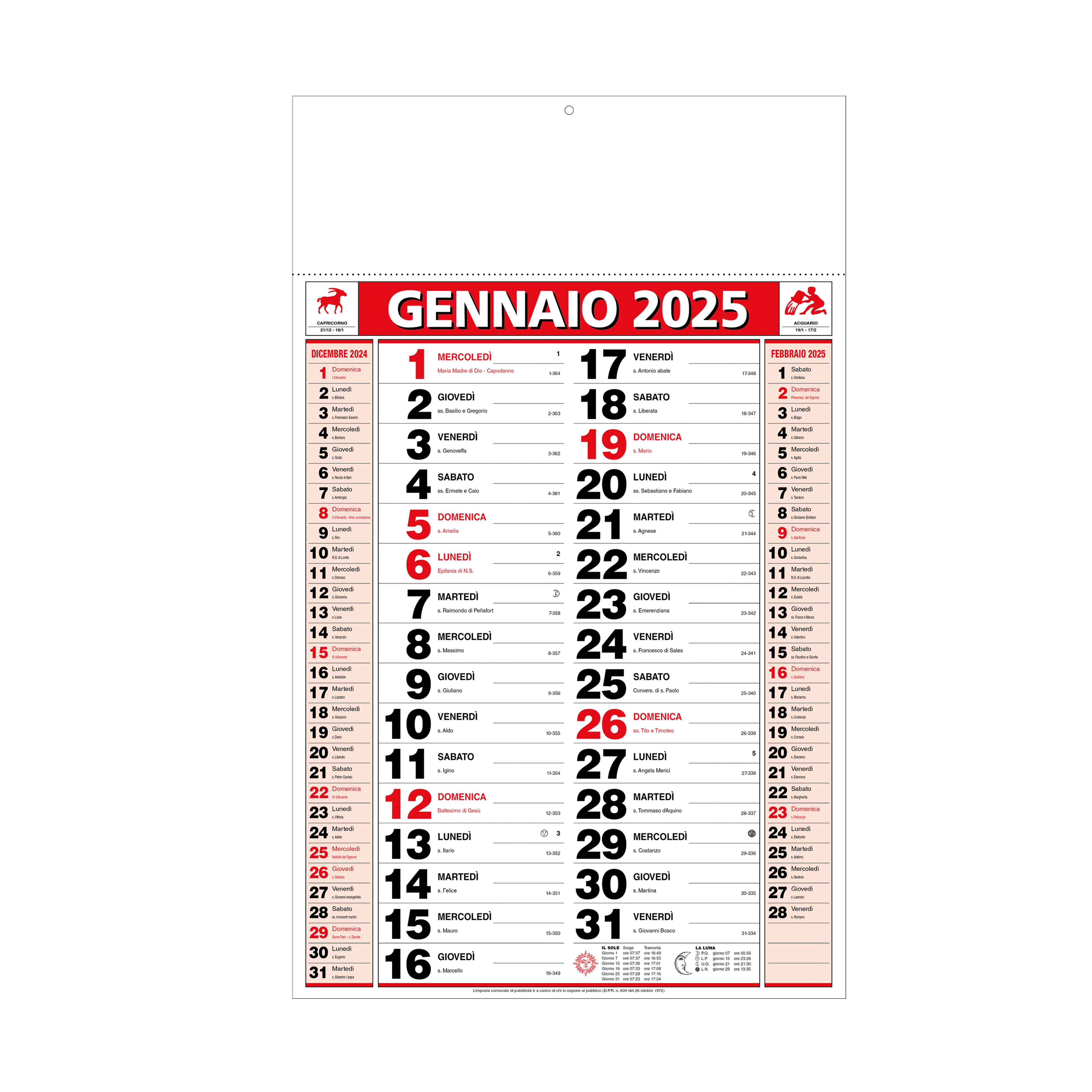 Calendario De Pared Mensual Del Año Académico 2025-2026, Julio De 2025, , large